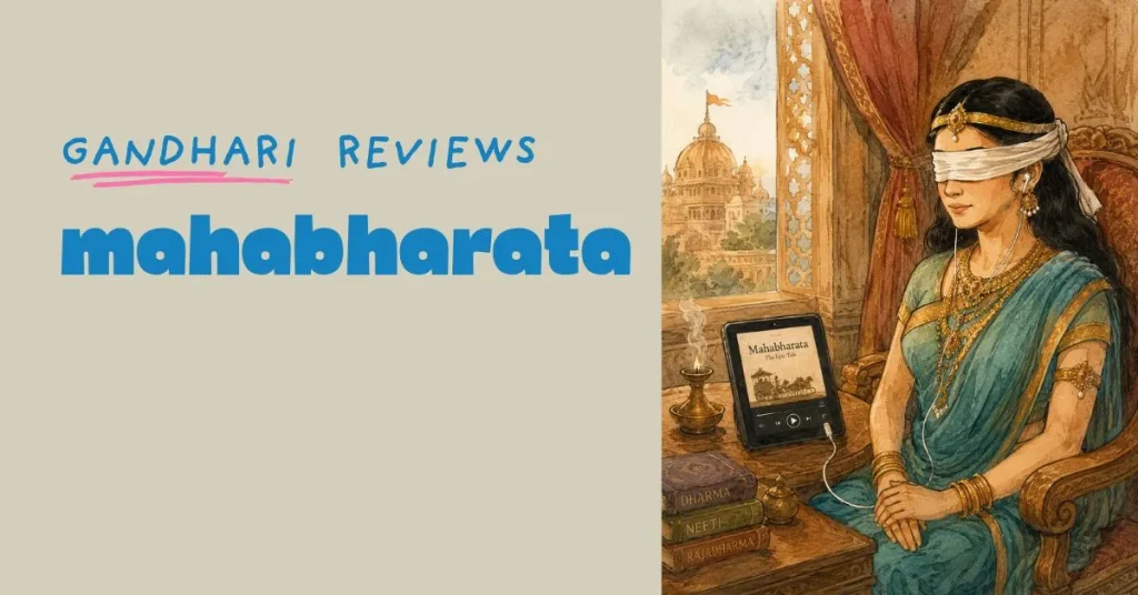 Gandhari reviews Mahabharata